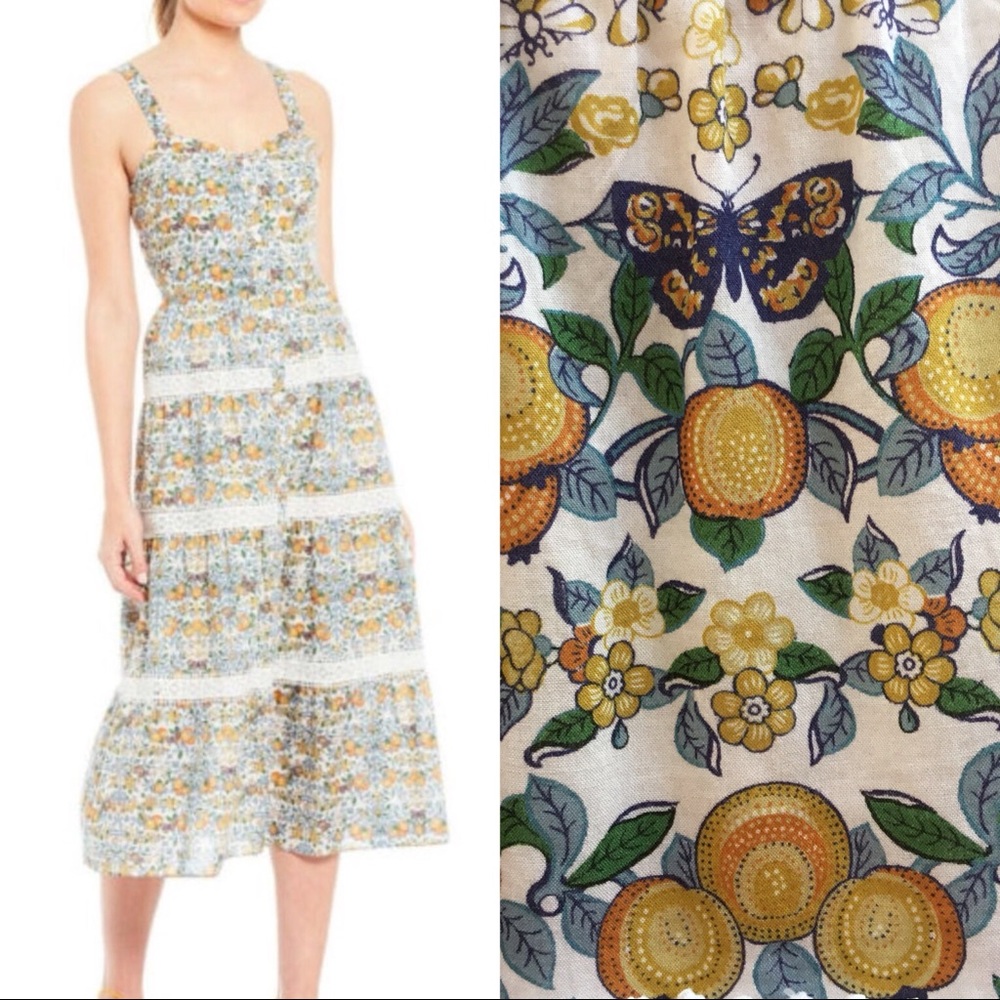 Antonio Melani x Liberty London Orchard Dawn Midi Dress 14